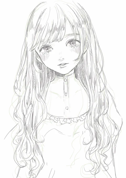 ラフと完成のやつ 