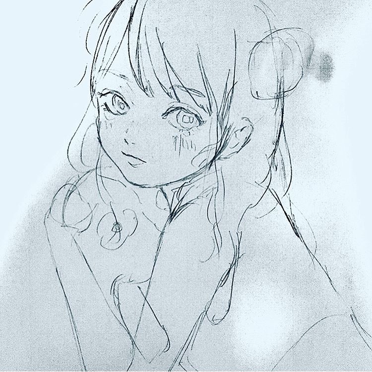 ラフと完成のやつ 
