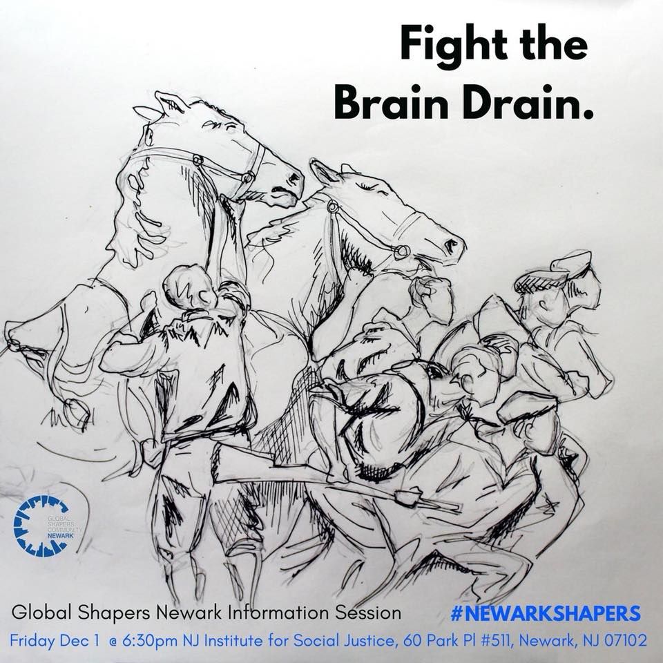 newarkshapers's tweet photo. brain drainˈ/brān ˌdrān/ – the emigration of highly trained or intelligent [/creative] people. | #InfoSession FRIDAY @dosocialjustice! @ 630pm. Learn how to get involved and learn of our current projects #NewarkShapers • #CultureShape #recruitment #youngleaders #equity #RT https://t.co/mGzl1hyiVa