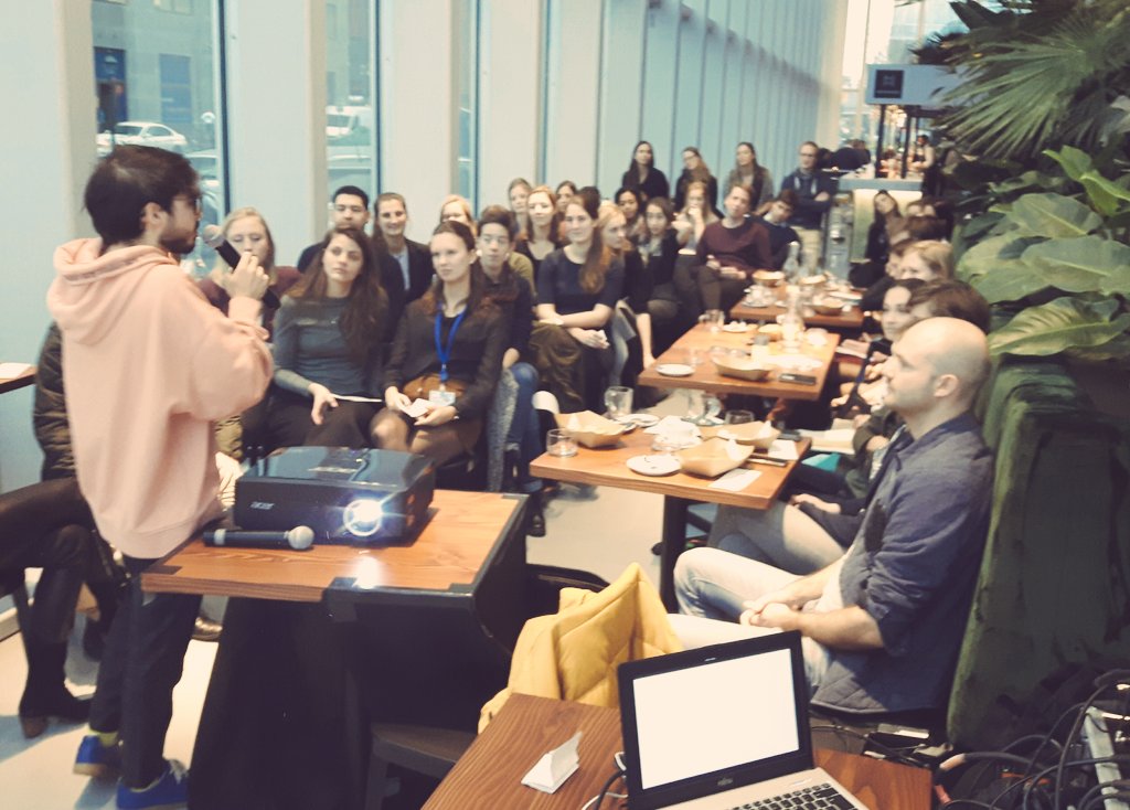 marieyesse's tweet photo. Had a great time sharing thoughts and experiences on behavioural change with @JongIenM @Davidgernaat and @CesarRazord at @HofhouseDenHaag #HotTopic #FrontalView https://t.co/jXD9nvx0lT