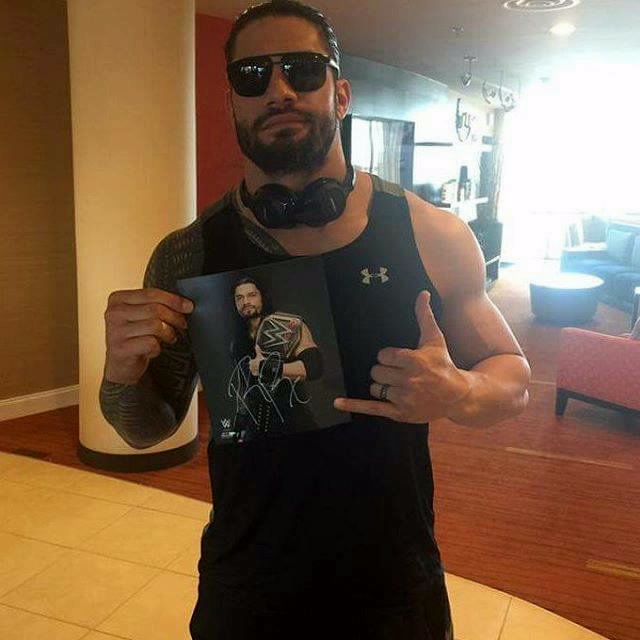Ahhyezzir's tweet photo. A day without you is always incomplete Have a great day My champion... @WWERomanReigns https://t.co/hSDu9co5XT