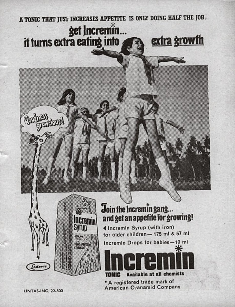 Karthik On Twitter 2 7 September 1972 Incremin Lintas December 1973 Bournvita O M August 1978 Signal2 Lintas And November 1980 Campa Cola O M Https T Co Glknvqomtu