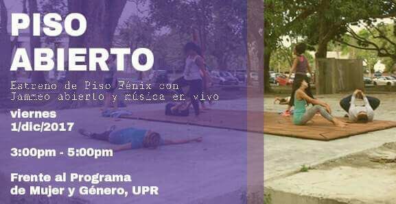 GrupoGenero's tweet photo. 💃🏿💃🏿 🕺🏿🕺🏿
¡Jameo abierto y música en vivo en PISO ABIERTO, actividad a celebrarse MAÑANA viernes a las 3:00pm frente al Programa de Estudios de Mujer y Género en UPRRP.
#jameo #piso #pisofenix #uprrp #pemg https://t.co/NUxExmFKAS