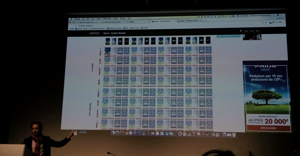 camillar2194's tweet photo. Bisogna essere in grado di vedere da innumerevoli prospettive per una molteplicità di target differenti, vendendo lo stesso prodotto. 

La #AI e il suo valore aggiunto all'adv per @ArtefactDigital a #iabforum #iabforum2017.

@IABItalia https://t.co/AIK7H9wzEi