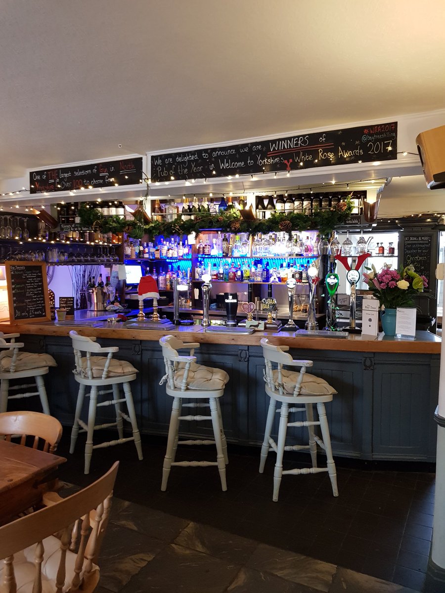 harriet_scott's tweet photo. Feeling festive @BayTreeStilling! Christmas tunes on and @BlackSheepBeer donning the Christmas antlers! https://t.co/Mp4XogXB6a