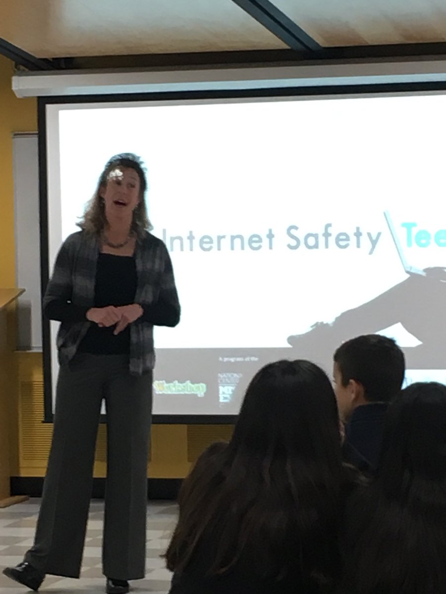 Claudine Malone from Beau Biden Foundation talks to Stanton Middle School about Internet Safety. <a href="/RedClaySchools/">Red Clay Consolidated School District</a>