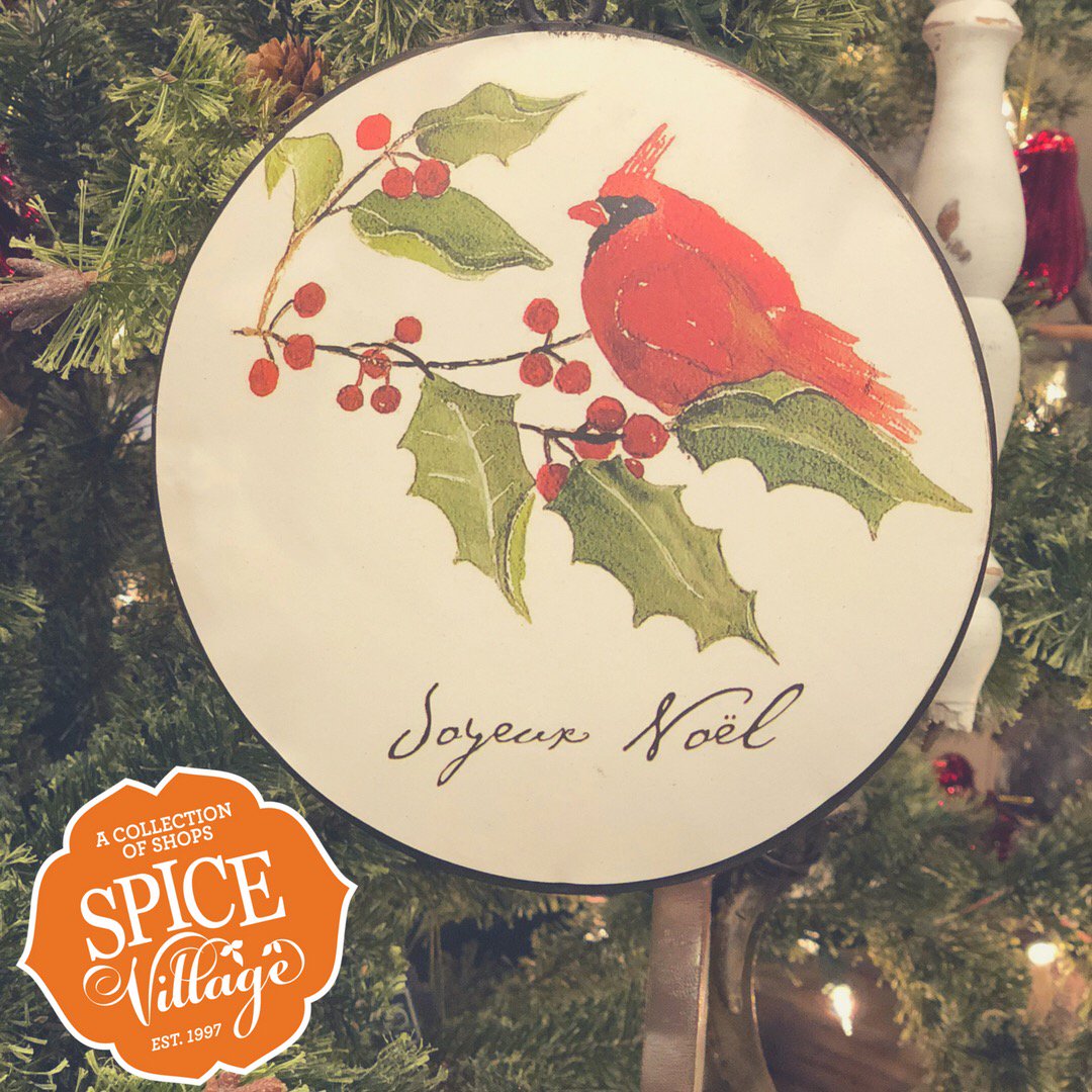 SpiceWaco's tweet photo. Do you need an extra something on your Christmas tree 🎄? Look at this red cardinal ornament that The Urban Nest has in their shop! Come shop with #SpiceWaco and our #collectionofshops. https://t.co/0S4A2tSuTb
