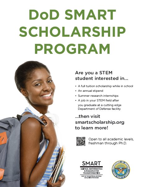 DEVCOM_C5ISR's tweet photo. Calling all STEMmies!
Reminder: Deadline tomorrow, Dec. 1 at 5:00 pm EST.
#SMART #STEM #Stemmies #GreatScholarship https://t.co/c8QhKMUZjj