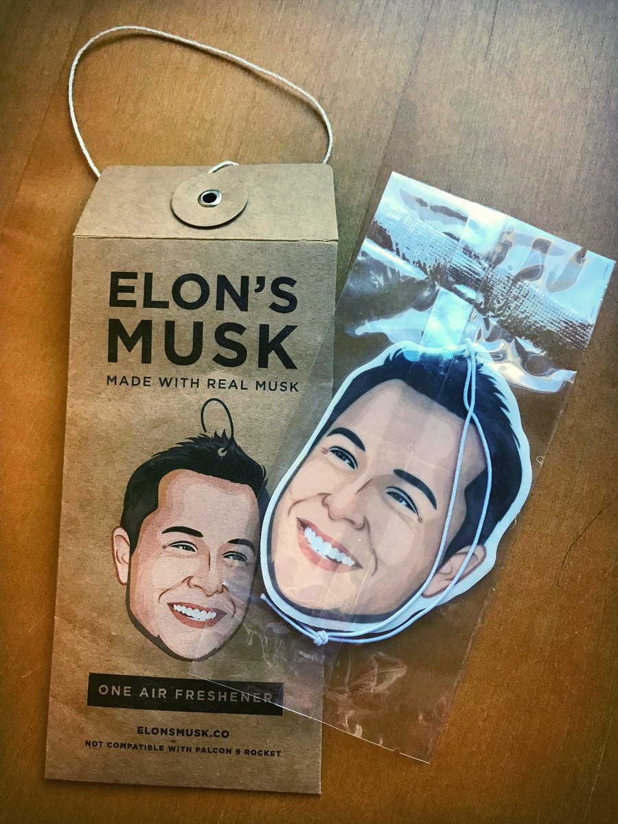 Best gift! Thanks <a href="/ElanSablich/">Elan Aleksandr</a> !  <a href="/Tesla/">Tesla</a> fangirl thru and thru.  #musk