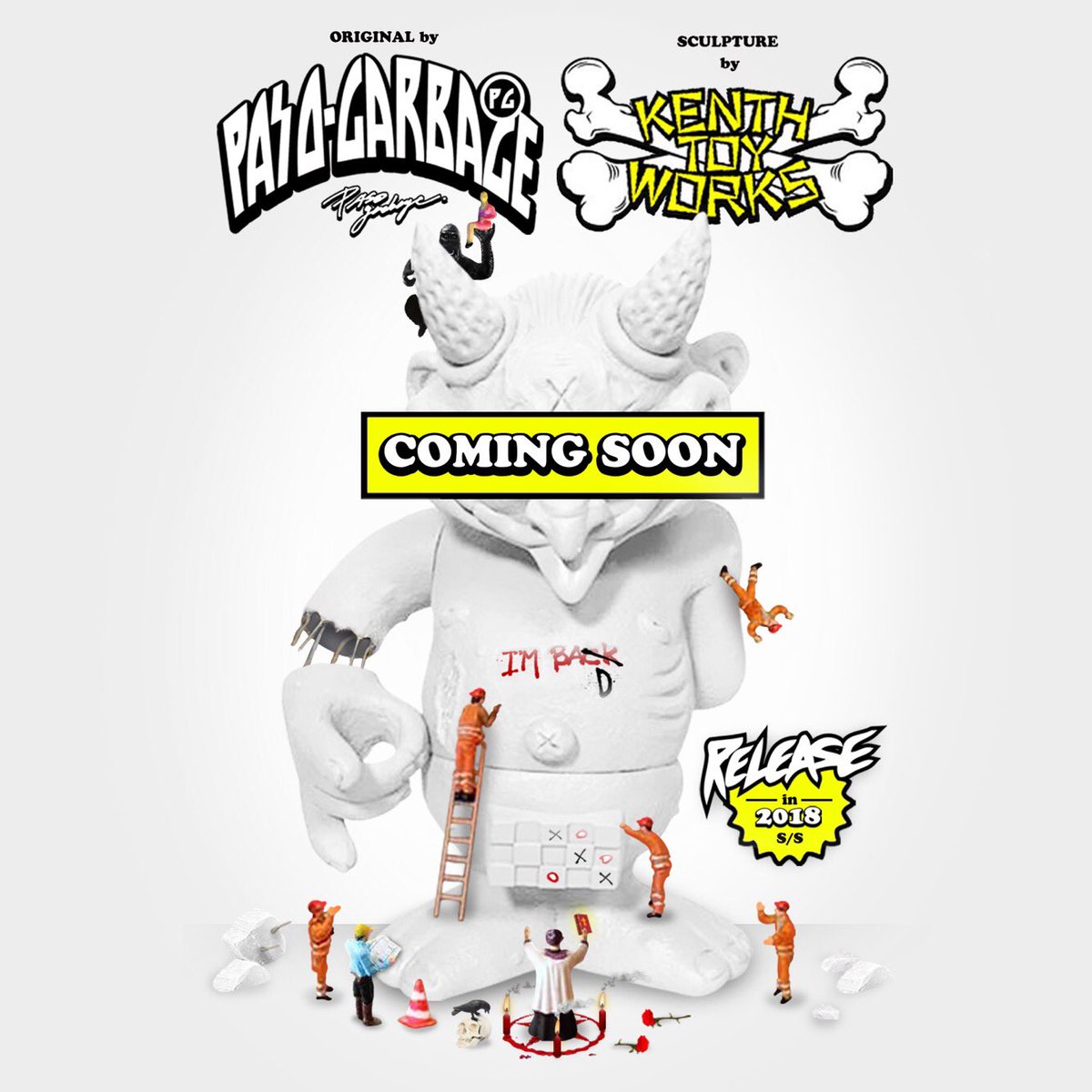 PASOgarbage2012's tweet photo. We have an new Monster release in 2018 S/S !#pasogarbage #kenthtoyworks #sofubi #sovbi #softvinyl #arttoy #monster #demon #toy #VinylToys https://t.co/sBXrXSdD93