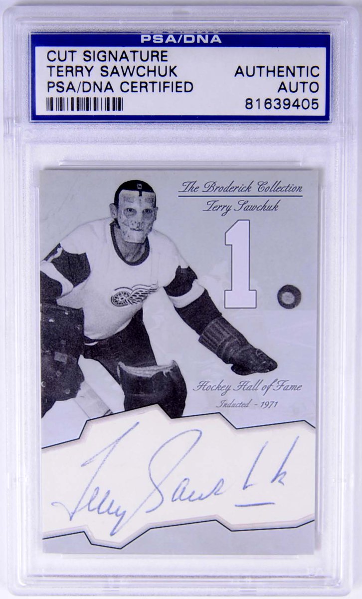Fall 2017 Auction Highlights: Final Day!

The Broderick HOF Autograph Collection

Terry Sawchuk Autographed Card!

gamewornauctions.net   

Auction Closes November 30, 2017 - 1 Day Left to Bid!

#Hockey #HHOF #PSA #Autographs #TorontoMapleLeafs #DetroitRedWings #HOF #Goalie