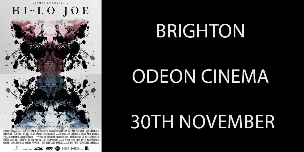 Hello #Brighton! We are with you tonight! #Hilojoe #hilojomovie #brightonodeon #odeoncinemas