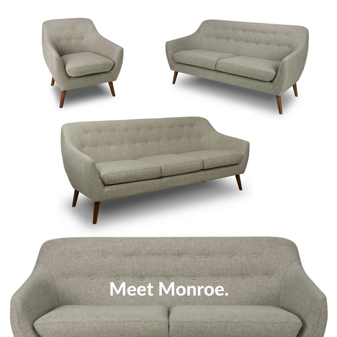 HomePopBrand's tweet photo. HomePop’s 1st Chair, Loveseat, and Sofa collection - Meet Monroe! See the collection: https://t.co/ceTnlyE9eE #trustthepop #interiordesign #modern https://t.co/Q9rOiz38TE