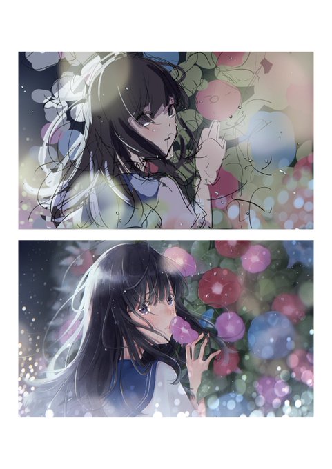 #このタグを見た人はラフ画とその完成絵を見せる
ラフの時点で色を決めたいタイプ✏️ 