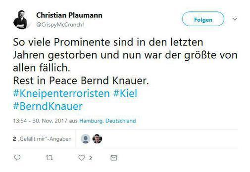 kn_online's tweet photo. So reagiert das Netz auf den Tod von #BerndKnauer https://t.co/MkgDVhMjS3 #laboeisfällich #youthwars #fugbaum #knauer #kiel https://t.co/KN0GzfnLqx https://t.co/ztJMewZBsR