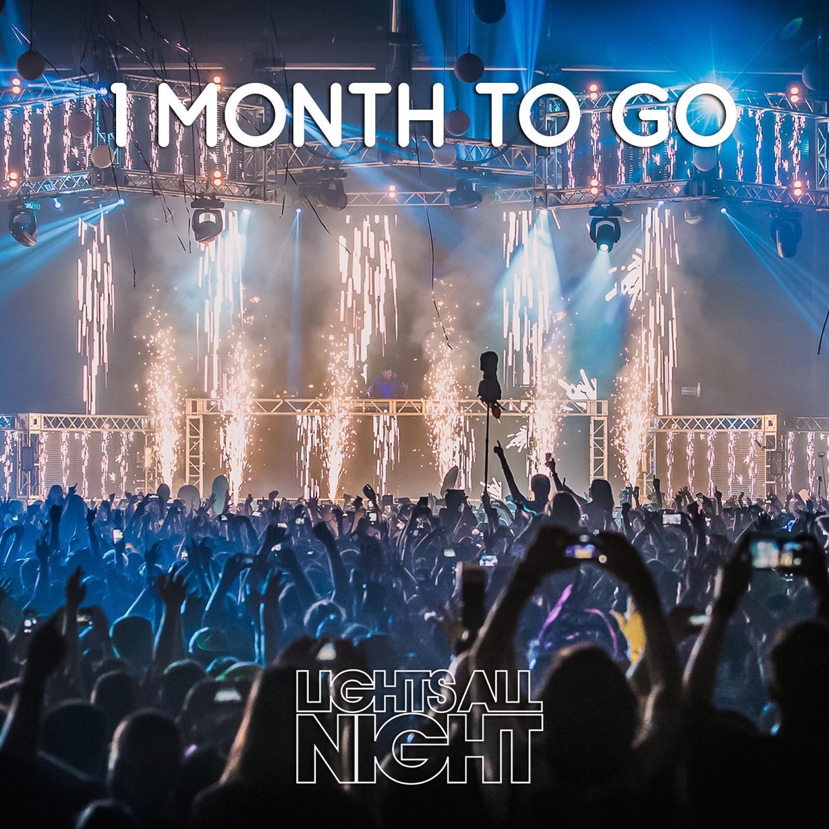RavePlug's tweet photo. One month left! Daily lineups will be released tomorrow, get your Single Day tickets now before prices increase! 
Promo code - Encore✨✨ https://t.co/z2cWzvGvxl #LAN17 https://t.co/kPLQZc8ZhR