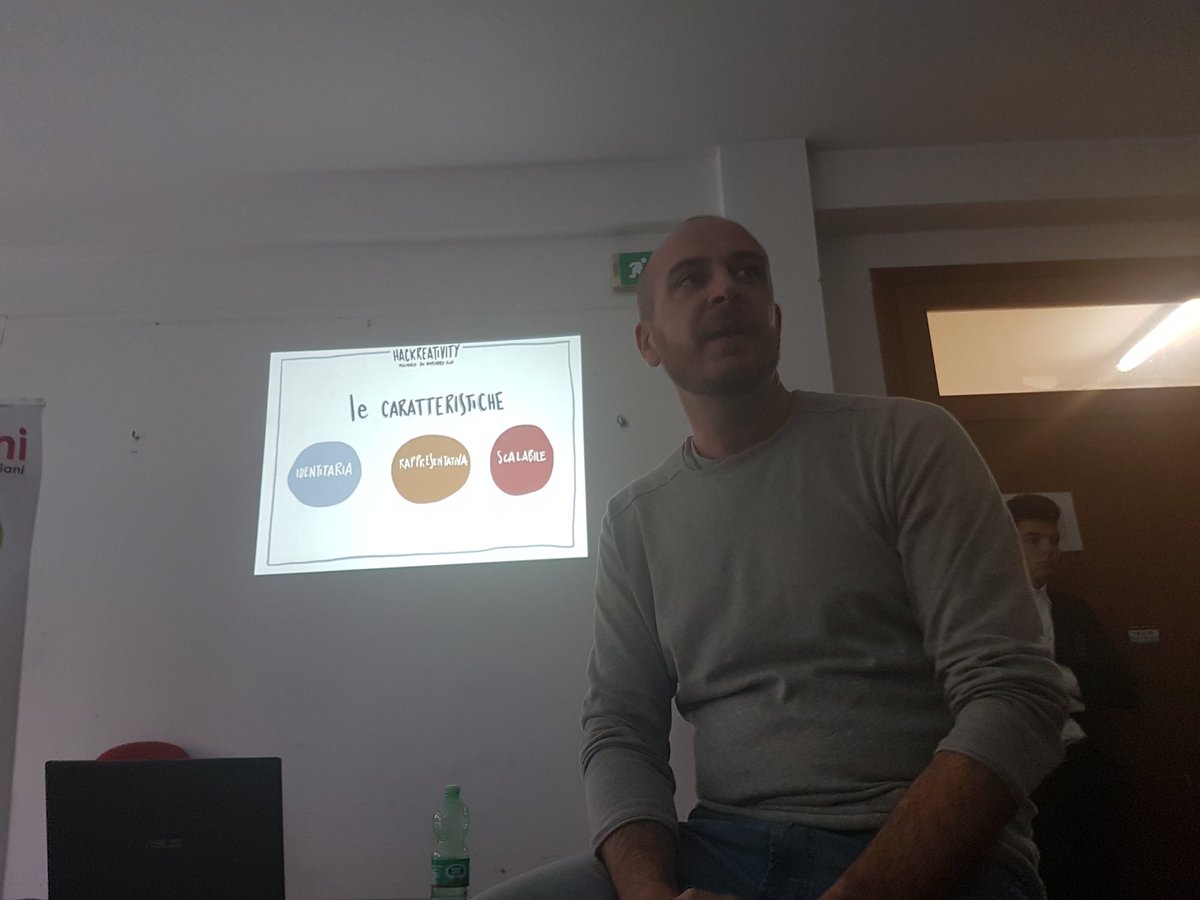 Eleonora_FMD's tweet photo. Identitaria, rappresentativa, scalabile: così sarà la mascotte di #interconnessioni17 #Hackreativity all'ITE Scarpellini #Foligno https://t.co/9ev6UzY794