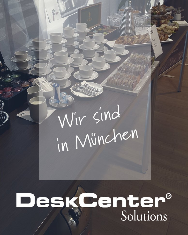DeskCenterAG's tweet image. Schöne Stadt, tolle Konferenzräume, zufriedene Besucher auf unserer #deskcenterroadshow. #audizentrummuenchen #deskcentersolutions #digitalfueralle #muenchen #