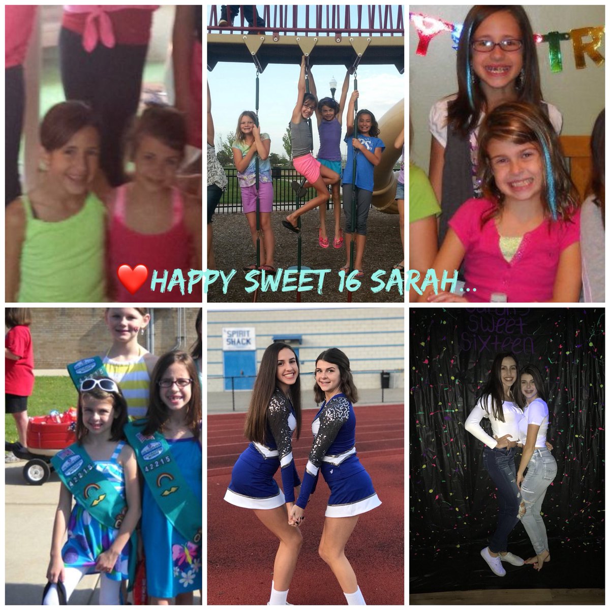 Happy Sweet 16 Sarah! Hope you have a wonderful day! Love you! <a href="/sarrklim/">sarr</a>