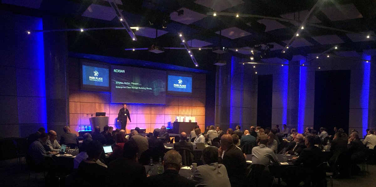 bookofstorage's tweet photo. Time for @Nexsan to present here at the #ParkPlaceTechSummit https://t.co/0myLoHg11W
