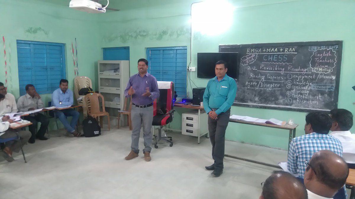 Ajay19752's tweet photo. #RMSACHESS 
English Teachers Forum
2nd meeting
Z. P. Highschool Bhadrawati https://t.co/VaztExNCD8