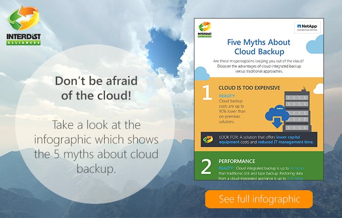 hiperdistt's tweet photo. #CloudMyth: Cloud isn't secure
#Fact - Data security isn’t about WHERE your data resides, but about HOW your data is protected. Download the infographic to see the 5 myths about cloud backup https://t.co/6SU3JnqhO0 @NetAppAfrica https://t.co/NTotWotGpJ