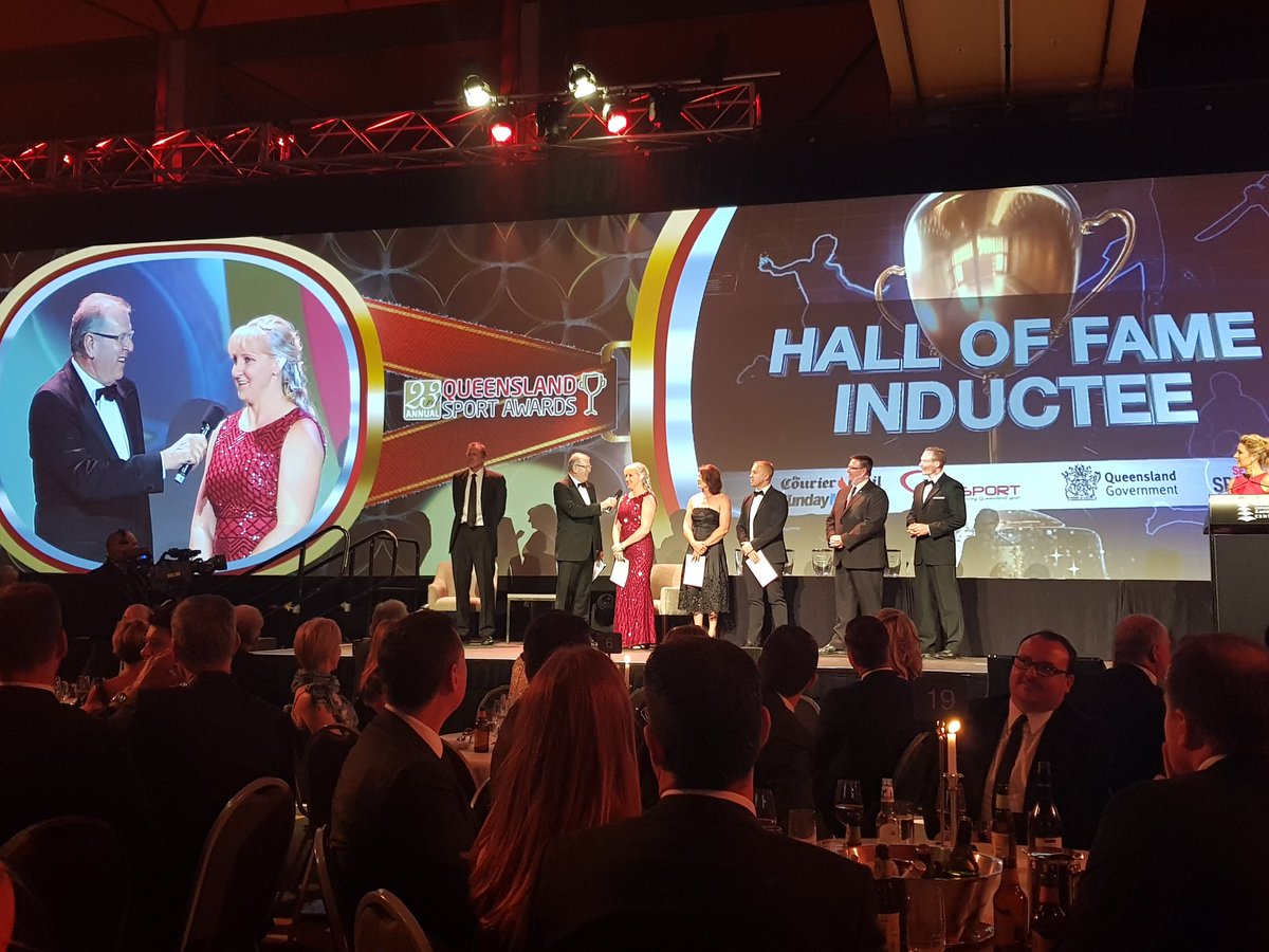 Congratulations gorgeous <a href="/JessSchipper/">Jess Schipper OAM</a> 2017 Hall of Fame Inductee, you are so deserving! #QSportAwards <a href="/DolphinsAUS/">Australian Dolphins Swim Team</a> <a href="/Queensland/">Queensland Australia</a> #thisisqueensland <a href="/GC2018/">高程</a> #GC2018