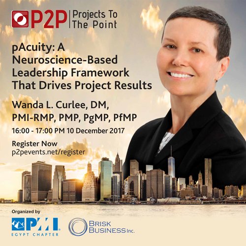 PMIEgyptChapter's tweet photo. Can #Neuroscience drive project results?
Ask Wanda Curlee
#What's_hapenning_at_P2P2017?
#P2P2017 #HSOIC #PM #PMI https://t.co/U7ybdFHSp2 #P2P2017 #Program #Project #Change https://t.co/Esim91FIOA