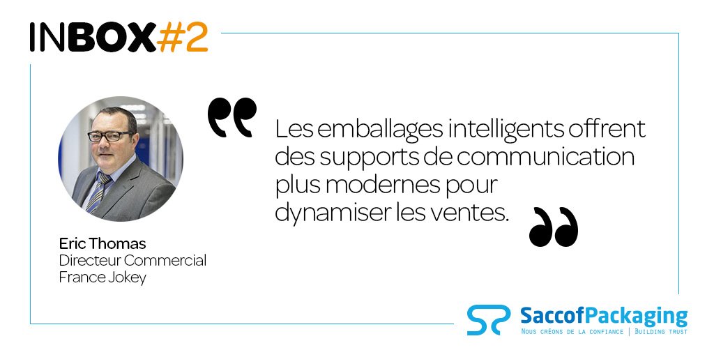 SaccofPackaging's tweet photo. #Interview de Eric Thomas à découvrir sur https://t.co/hw3QvJ369C #Jokey #Emballages #Intelligents https://t.co/i3FisfUj71