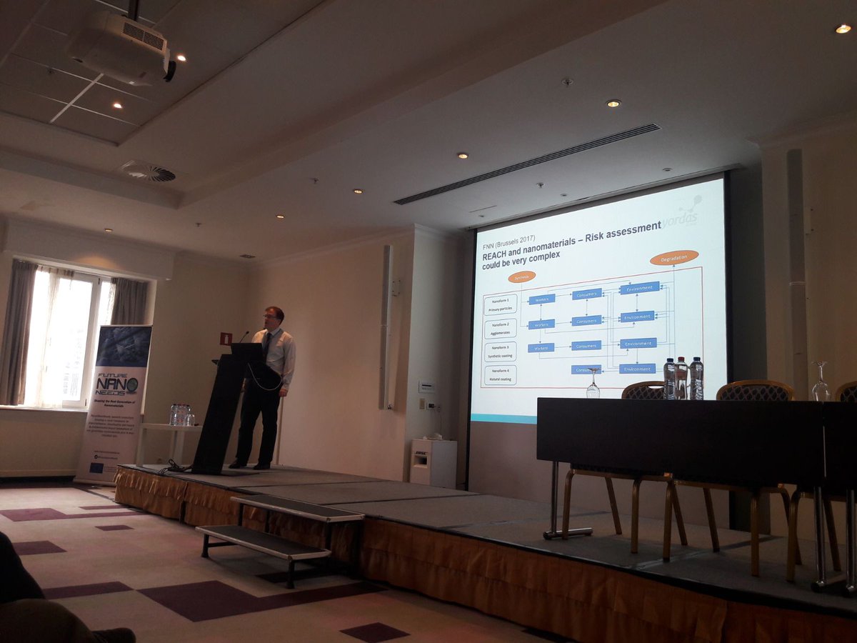 FutureNanoNeeds's tweet photo. "Risk assessment of #nanomaterials could be very complex" says Neil Hunt of @yordasgroup - #nanocategorize #nanoscale https://t.co/7m5d4LNEa2
