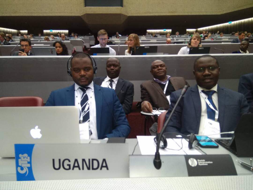 Uganda well represented at the week long #CITES standing committee meeting ongoing in #Geneva to help tackle pressing #wildlife issues &amp; assess compliance with international commitments – #elephant, musical instruments, #pangolin, &amp; more #SC69 #VisitUganda 🐘🇺🇬