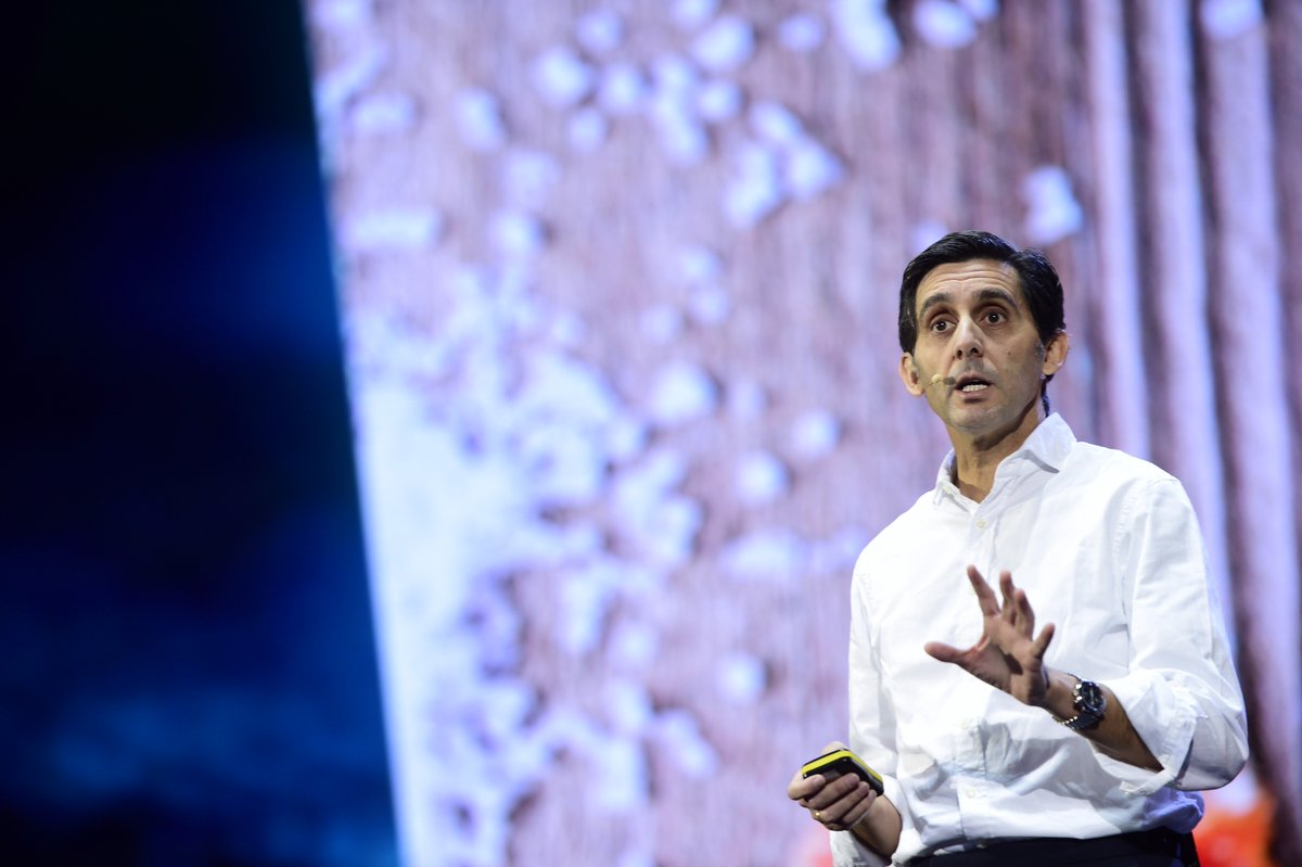 .<a href="/jmalvpal/">JM Alvarez-Pallete</a>: “Somos una compañía abierta, colaborativa, retadora, transparente y confiable. Nuestra misión en esta era digital es la de ser relevantes sobre todo para el cliente. ¿Quién no quiere participar en este cambio? #reencuentro