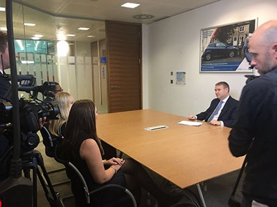 InsuranceAge's tweet photo. #BrokerApprentice behind the scenes: The six candidates face one to one interviews with @AXA_Broker 's CEO @BrendMcCaff as he makes his decision – who do you think will win? https://t.co/PxNi2PXkCl https://t.co/KLxt42JPyX