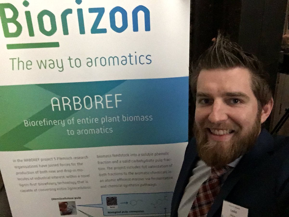 DeHouwerJ's tweet photo. Catalisti at #Biorizon annual event. The Arboref project as example of Bio-aromatics projects set-up by the Spearheadcluster for Chemistry &amp; Plastics #CATALISTIvzw https://t.co/JIYRMftltt