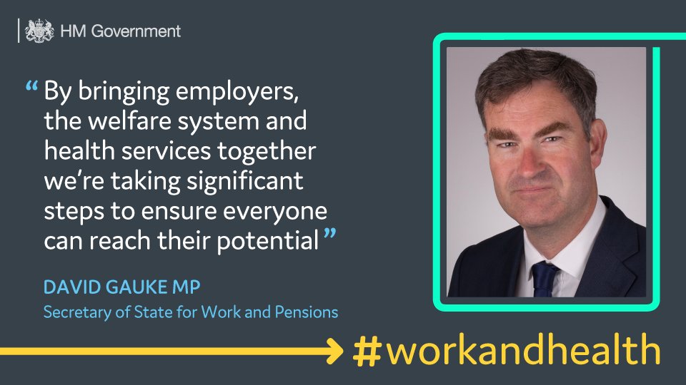 Secretary of State .<a href="/DavidGauke/">David Gauke</a> has announced the launch of the #workandhealth strategy today ow.ly/MlgO30gUQAo