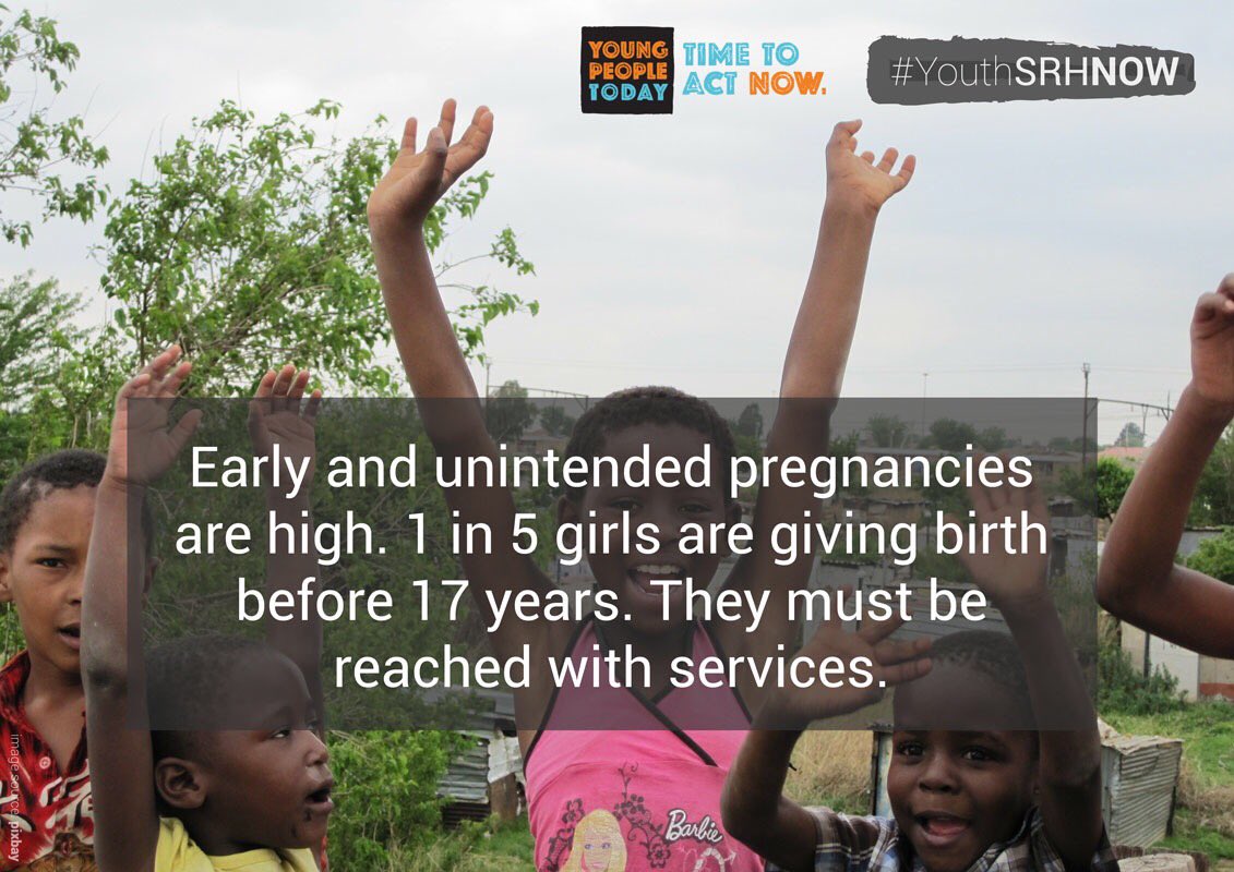 o3unesco's tweet photo. Early and unintended pregnancies high. 1 in 5 young women have started childbearing. Must be reached with services #NotWithoutCSE #NotWithoutYFS #YouthSRHNOW #ESACommitment cc @UNESCO @unescoROSA @AfriYANBuzz @ICASAYouthFront @ICASA2017 https://t.co/VhBDQ7fdhz