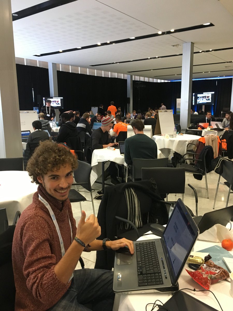 principlepower's tweet photo. #hackthewind is over @ #windeurope2017 and we are very happy to say we were part of the team that won the prize for the Most Promising Project, also we came second in Algorithm Performance and Business Model! #innoenergyiberia #innoenergyEU #windfloat #windenergy  #offshorewind https://t.co/d5liKqB8TK