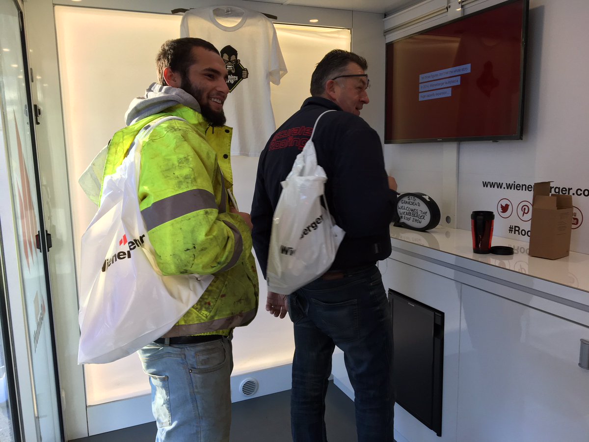wienerbergeruk's tweet photo. We are having a great time at @SIGRoofing in #Gravesend! Congrats to our Monkey Grip Buzz Wire contestants with their prizes. #roofshow https://t.co/Di1KndBQDF