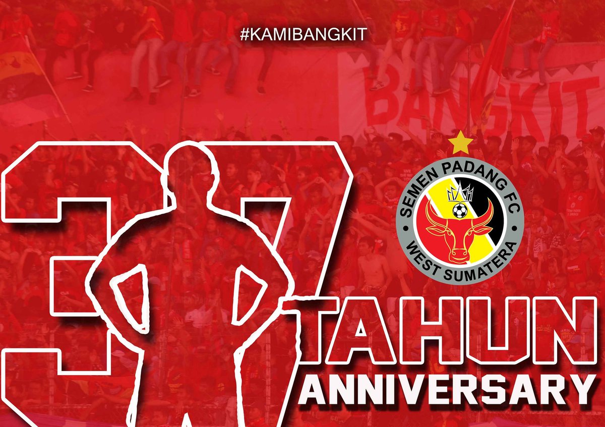 SemenpadangFCID's tweet photo. #37Tahun Kami akan selalu hadir untuk Ranah Minang, Happy Anniversary @SemenpadangFCID  #KamiBangkit #37ThSPFC https://t.co/9FfKBMlI3t