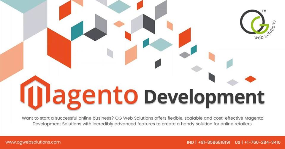 AnnaLWhitake's tweet photo. Want to start a successful online business? #OGWebSolutions offers flexible, scalable and cost-effective #MagentoDevelopmentSolutions with incredibly advanced features to create a handy solution for online retailers. Click here to know more: https://t.co/OAbYb4iW7W https://t.co/YmxmfUCKtq