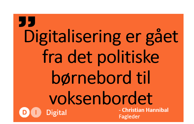 #Digitalisering har sat sig ved det politiske voksenbord med statsministeren for bordenden! <a href="/VindFremtiden/">DI - Vind Fremtiden</a> afsluttede sin særlige indsats, men der skal fortsat være fokus på det digitale, hvis vi skal vinde fremtiden. bit.ly/2By9zy9 #digidk #dkpol