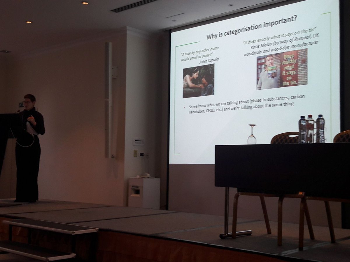 FutureNanoNeeds's tweet photo. Is categorization of  #nanomaterials important? - Perspectives:NGOs by Doreen Fedrigo of @ECOS_Standard &amp; consumer products safety by Treye Thomas of @USCPSC #nanocategorize #nanoscale https://t.co/Kblnxwhwul