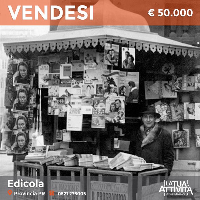 LaTuaAttivita's tweet photo. #edicola in #vendita in ottima posizione per 1 addetto, #ottimiincassi, 24 Mq + 12Mq #plateatico! Disponibile anche in #affitto d’#azienda! https://t.co/gJCCrQ8vmR