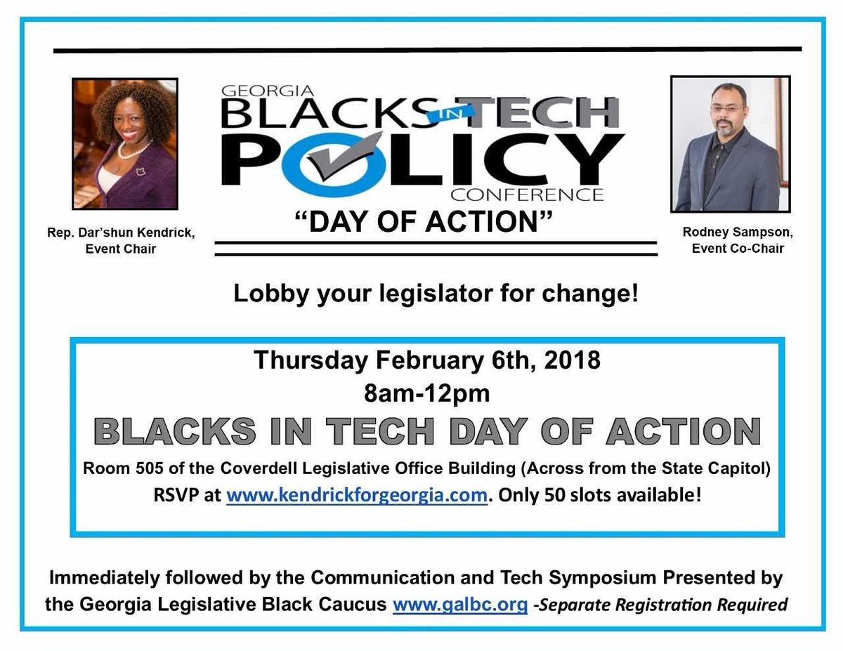 DarshunKendrick's tweet photo. @ATL_TechEvents 2 tech events those who like action and advocacy should register and attend. RT please. https://t.co/oJZp5BlEIt