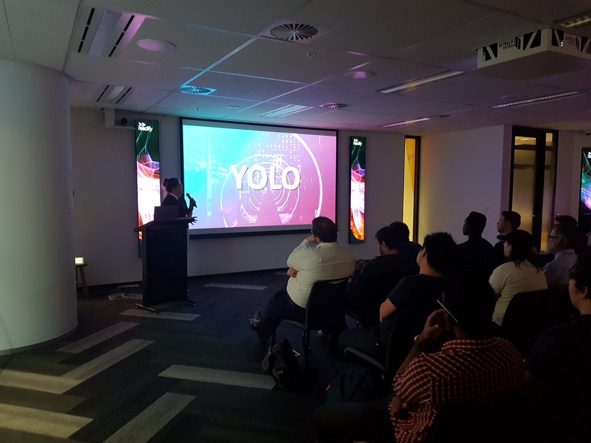 alexcolville91's tweet photo. BOOM! @kristysachse working the room at @juniordev_io. As expected the slide deck is top notch! #designsuperstar #dontbedodgy LOL nice one Kristy https://t.co/r0IZg0QEi4