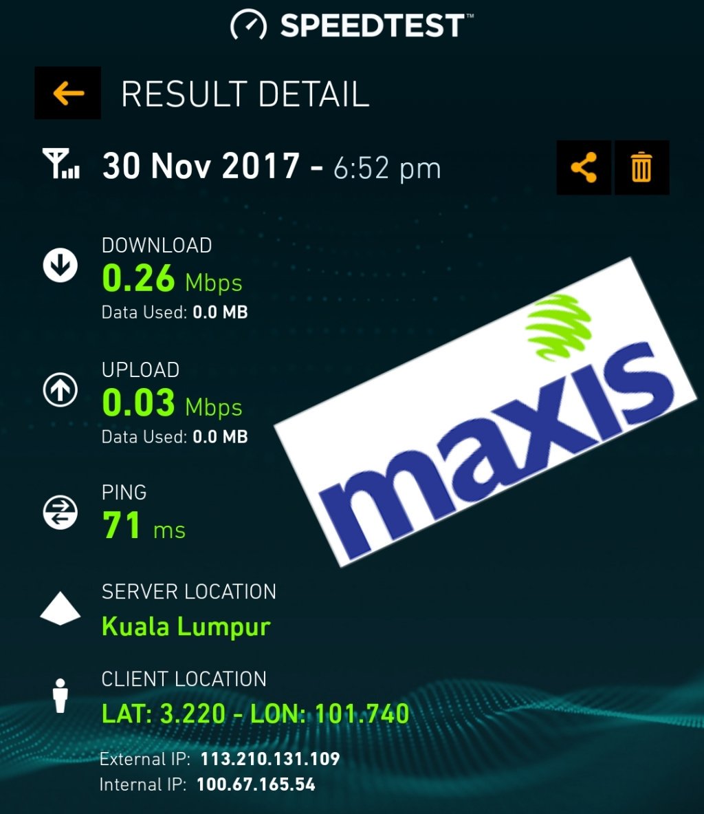 AzmiSanusi's tweet photo. @MaxisListens Next Month Genap #24Bulan Bersama #MaxisZerolution - Banyak Kali Dah Komplen Speed Yg "Terlajak Slow" Dekat Area Jalan Kolam Air/Kg Klang Gate Baru.. 2 Tahun Tanpa Sebarang Upgrade Sedangkan Aduan Dah Lama Buat.. @Maxis Nak Sedut Duit Jer Ke ? @SKMM_MCMC @SKMM_MCMC https://t.co/zYmXzREVS8