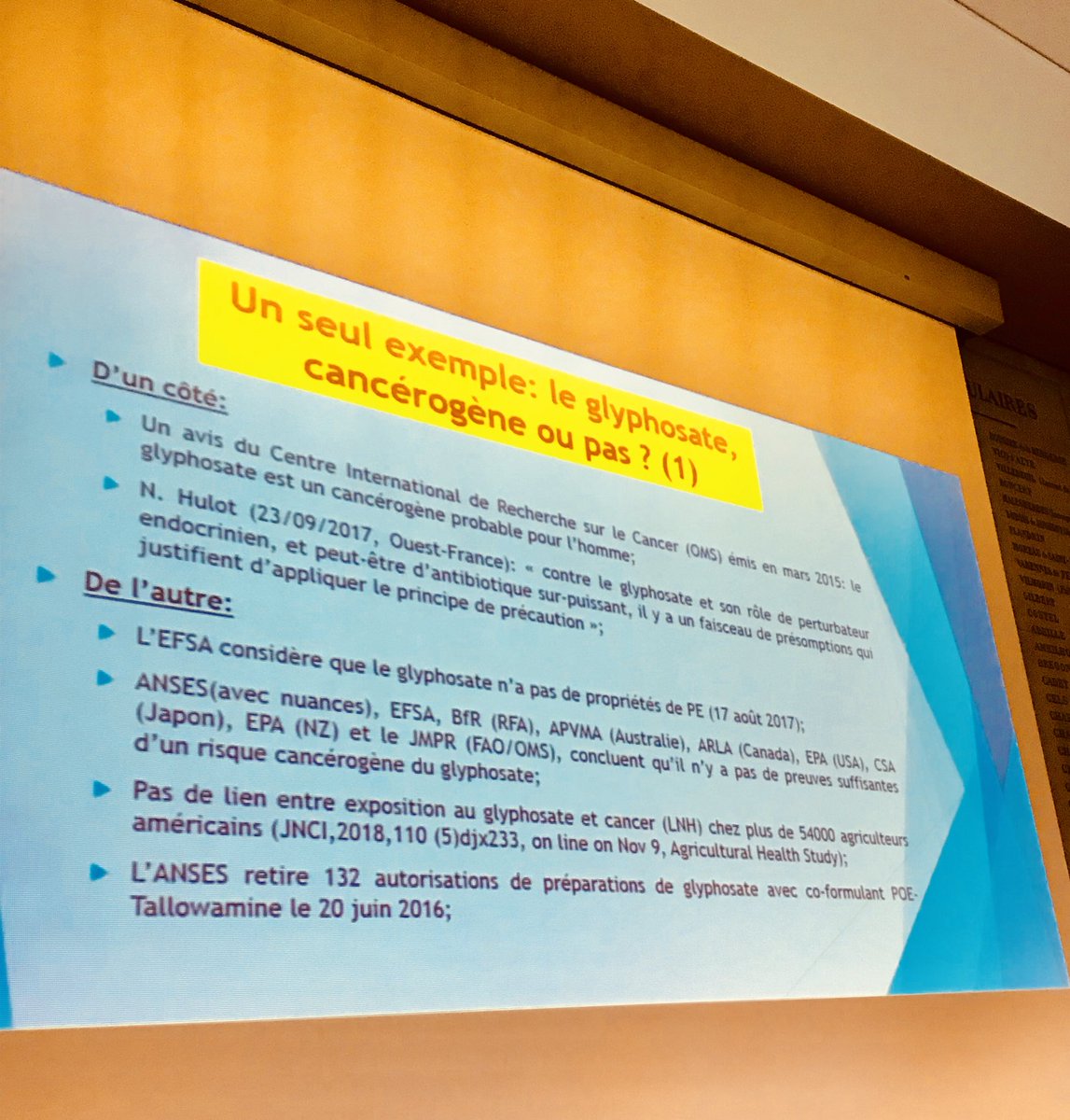 AcademieAgri's tweet image. #glyphosate : G Pascal pose la #question qui #dérange !