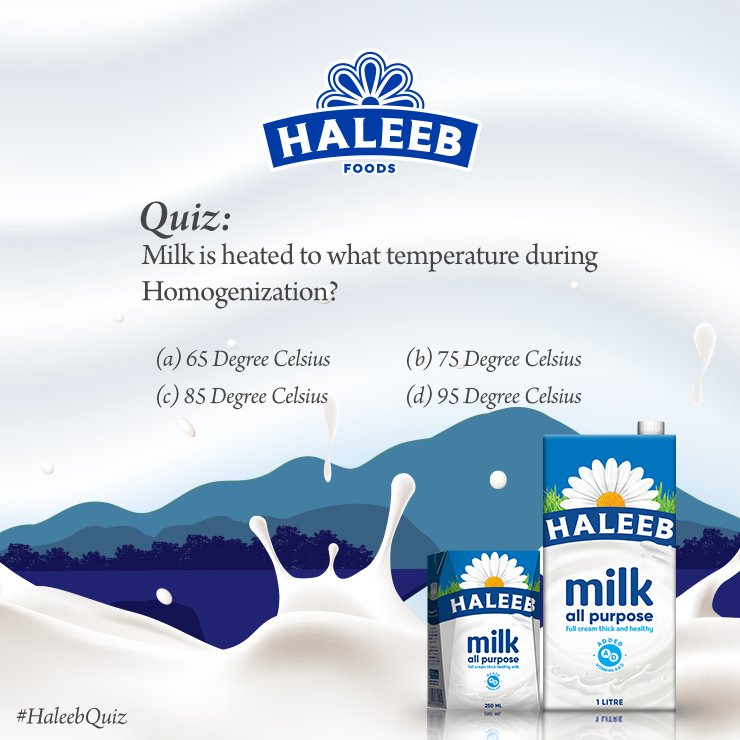 HaleebOfficial's tweet photo. Can You Guess The Correct Answer?
Tell Us In The Comments!
#HaleebQuiz #Quiz #HaleebIsSafe #HaleebMilk #HaleebFoodsLimited #HaleebPakistan #Haleeb #PureMilk #Haleeb2017 https://t.co/N6m7c3TC1M