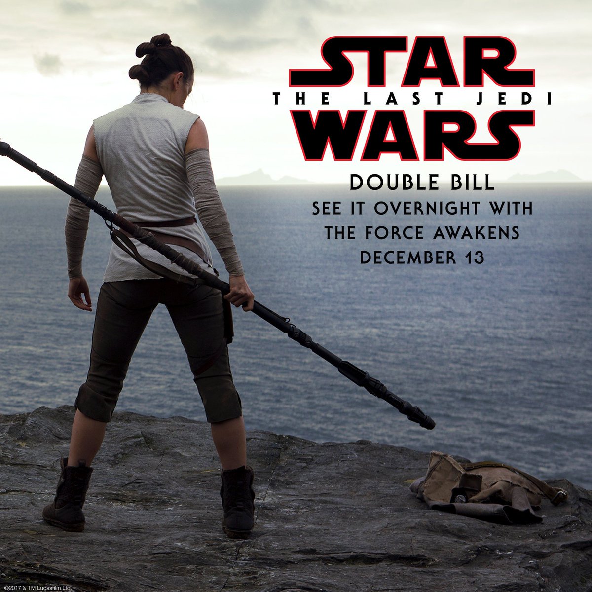 showtimecinemas's tweet photo. #StarWars DOUBLE BILL.. #TheLastJedi &amp; #TheForceAwakens in Showtime on the 13th of December!! Book now at https://t.co/xcI4D9uukd :D #midnightshow #excited #BookNow https://t.co/OEJVK36ErB