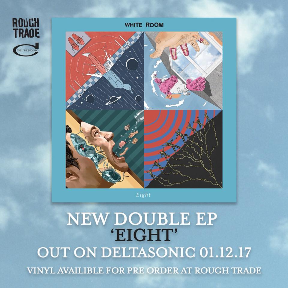 ClubEVOL's tweet photo. New @Deltason1c records signings @WhiteRoomHQ play @themagnet123 TONIGHT with @Sugarmenuk @tvmeband &amp; @dejavegaband. The double EP 'Eight" is released tomorrow. Tickets: https://t.co/vSp5OccMgL or OTD from 7:30pm https://t.co/NAe2kddUTH